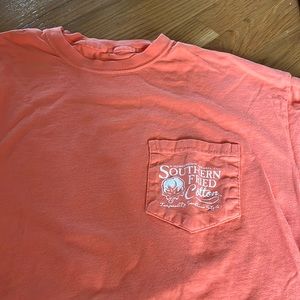 Orange long sleeve shirt—MENS
